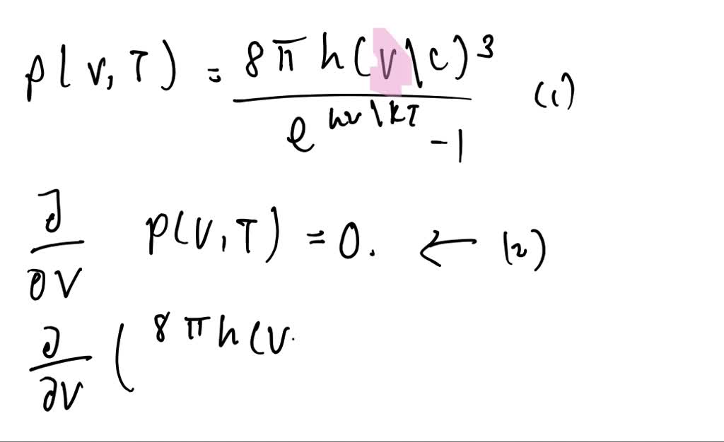 Using the Planck distribution law, equation 9.2, find the frequency of ...