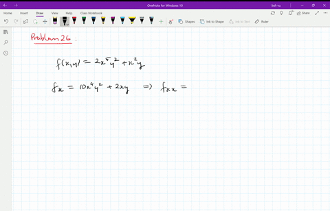find-the-four-second-partial-derivatives-of-the-following-functions-fx-y2-x5-y2x2-y