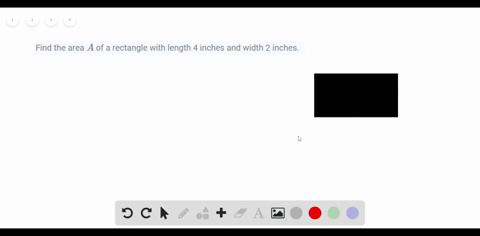 find-the-area-a-of-a-rectangle-with-length-4-inches-and-width-2-inches