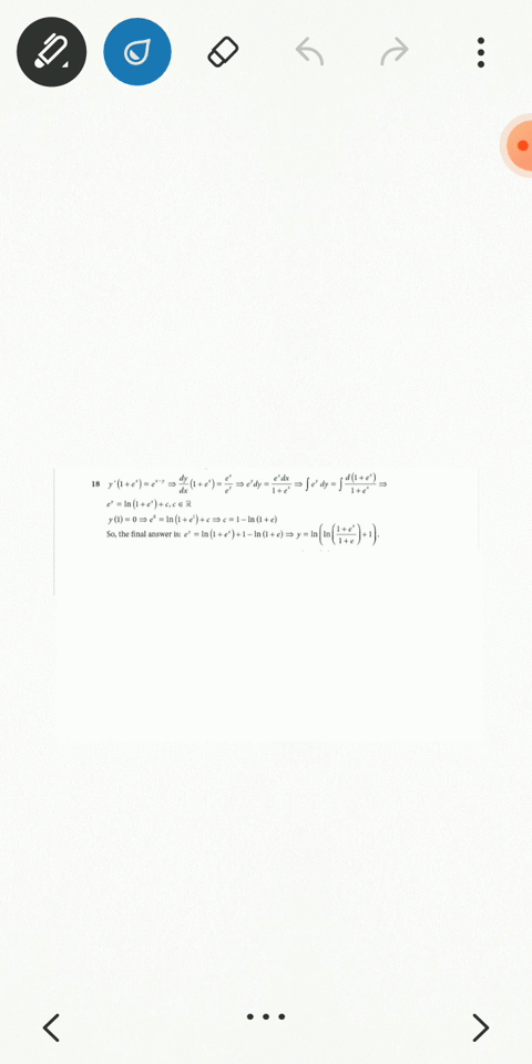 solve-the-given-differential-equation-yprimeleft1exrightex-y-y10
