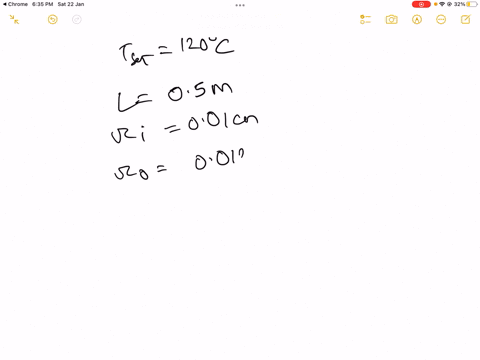 steam-at-120circ-mathrmc-is-conuinuously-passed-through-a-50-mathrmcm-long-rubber-tube-of-inner-and-