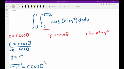evaluate-the-iterated-integral-by-converting-to-polar-coordinates-int_01-int_0sqrt1-y2-cos-leftx2y2r