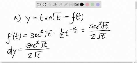 11-14-find-the-differential-of-each-function-a-ytan-sqrtt-quad-b-yfrac1-v21v2