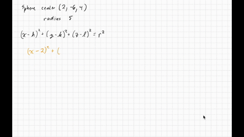 find-an-equation-of-the-sphere-with-center-2-64-and-radius-5-describe-its-intersection-with-each-o-3