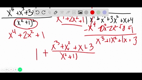 decompose-each-fraction-into-partial-fractions-fracx4x33-x2x4leftx21right2
