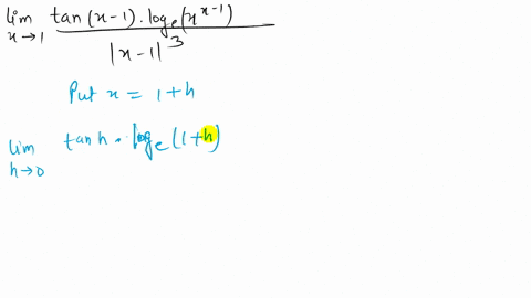 lim-_x-rightarrow-1-fractan-x-1-cdot-log-_e-xx-1x-13-is-equal-to-a-1-b-1-c-3-d-none-of-these