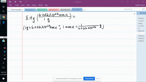 how-many-atomic-mass-units-are-there-in-84-mathrmg