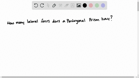 lateral faces of pentagonal prism