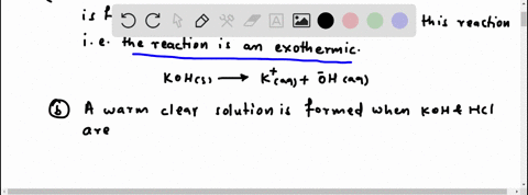 which-observation-is-consistent-with-a-chemical-reaction-occurring-why-a-potassium-hydroxide-dissolv