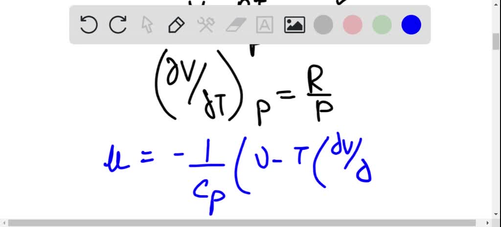 Consider a gas whose equation of state is P(U-a)=R T, where a is a ...
