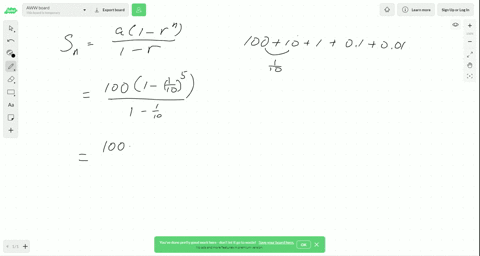 find-the-sum-of-each-finite-geometric-series-by-using-the-formula-for-s_n-check-your-answer-by-act-2