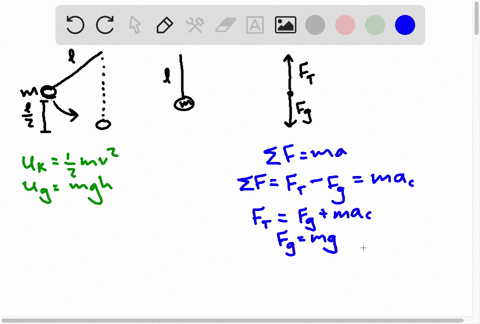 a-pendulum-consists-of-a-bob-of-mass-m-attached-to-the-end-of-a-cord-of-length-l-the-pendulum-is-rel