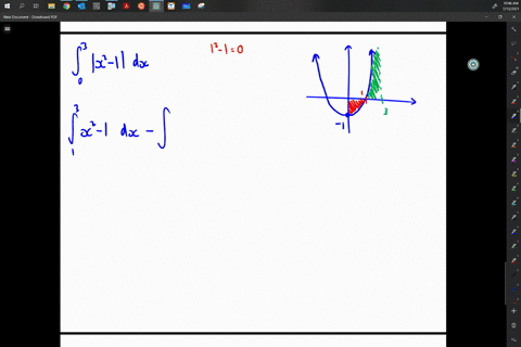 write-the-integral-as-a-sum-of-integrals-without-absolute-values-and-evaluate-int_03leftx2-1right-d-