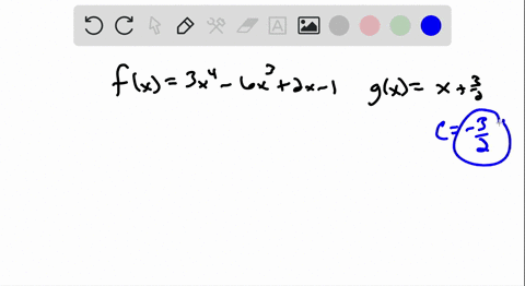 find-the-remainder-when-fx-is-divided-by-gx-without-using-division-fx3-x4-6-x32-x-1-quad-gxx3-2