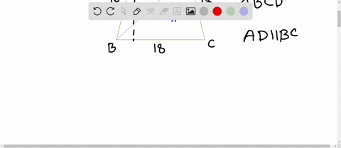 given-trapezoid-abcd-find-the-ratio-of-areas-i-and-ii-figure-cannot-copy