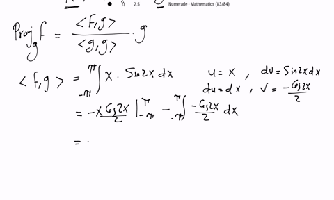 find-the-orthogonal-projection-of-f-onto-g-use-the-inner-product-in-ca-b-langle-f-grangleint_ab-fx-7