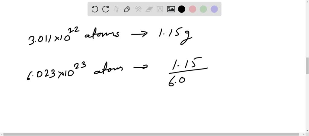 SOLVED:3.011 ×10^22 atoms of an element weight 1.15 gm. The atomic mass ...