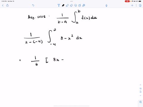 in-exercises-21-28-compute-the-average-value-of-f-over-a-b-fx8-x3-quad-a-4-b2