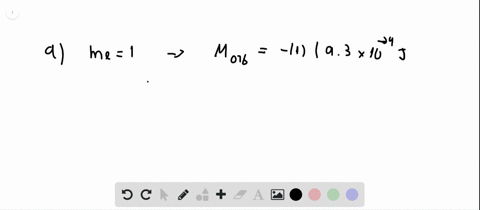 what-is-the-measured-component-of-the-orbital-magnetic-dipole-moment-of-an-electron-with-a-m_ell1-an