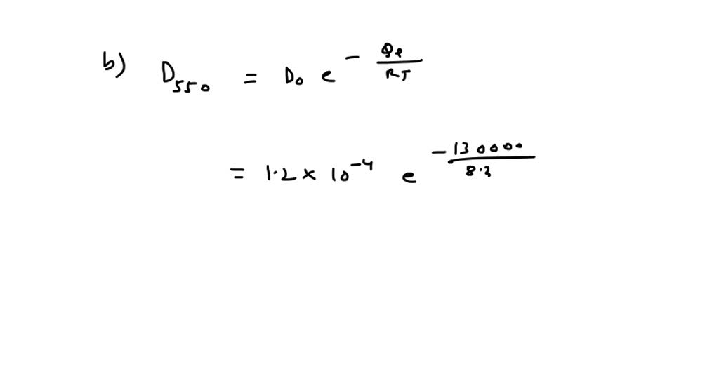 ⏩SOLVED:(a) Calculate the diffusion coefficient for magnesium in ...