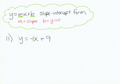identify-the-slope-and-y-intercept-of-the-line-with-each-equation-see-example-1-y-x9