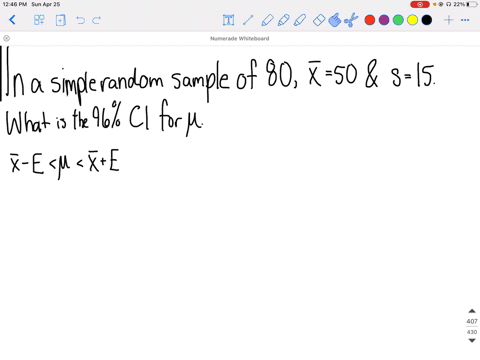 in-a-simple-random-sample-of-8-o-teenagers-the-average-number-of-texts-handled-in-a-day-was-50-with-
