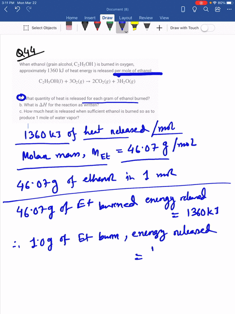 when-ethanol-grain-alcohol-mathrmc_2-mathrmh_5-mathrmoh-is-burned-in-oxygen-approximately-1360-mat-2