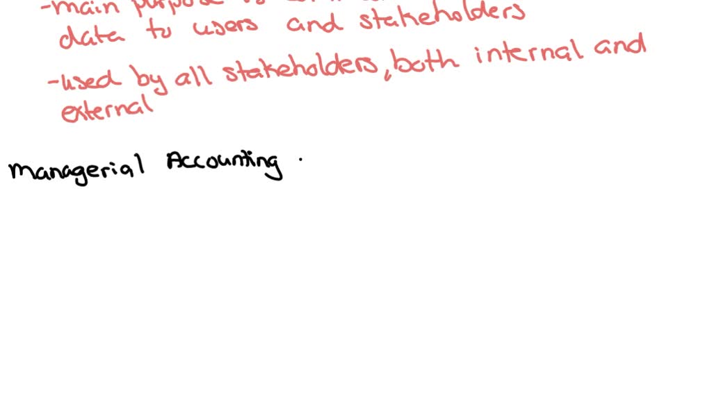 Distinction Between Management Accounting And Financial Accounting