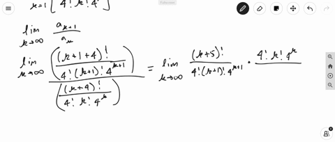 use-any-method-to-determine-whether-the-series-converges-sum_k1infty-frack4-4-k-4k