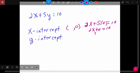 find-the-intercepts-for-each-equation-2-x5-y10