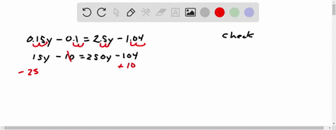 solve-equation-and-check-your-proposed-solution-in-015-y-0125-y-104