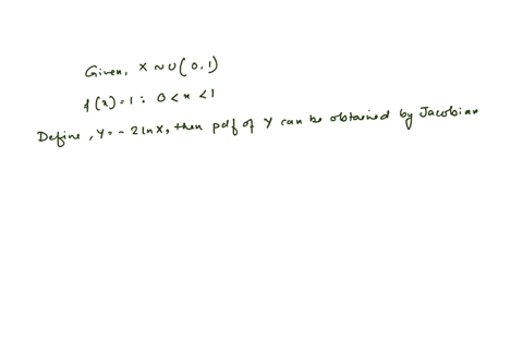 if-x-has-a-uniform-density-with-alpha0-and-beta1-show-that-the-random-variable-y-2-in-x-has-a-gamma