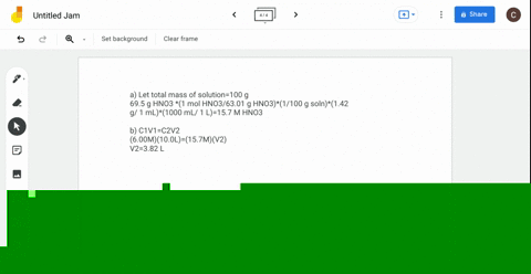 commercial-concentrated-nitric-acid-contains-695-mass-percent-mathrmhno_3-and-has-a-density-of-142-2