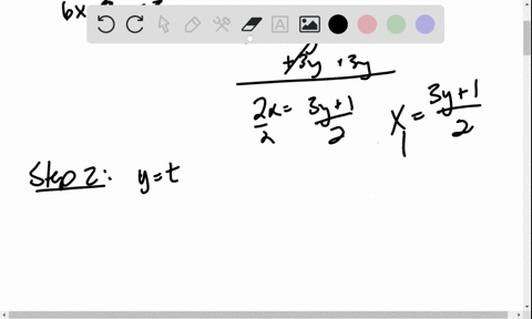 each-linear-system-has-infinitely-many-solutions-use-parametric-equations-to-describe-its-solution-s