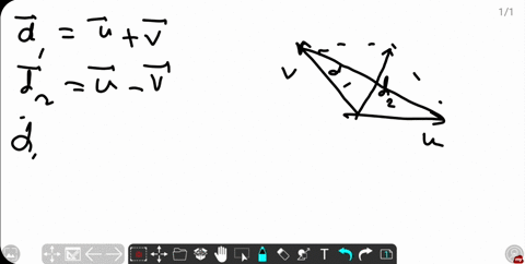 let-mathbfu-and-mathbfv-be-adjacent-sides-of-a-parallelogram-use-vectors-to-prove-that-the-diagonals