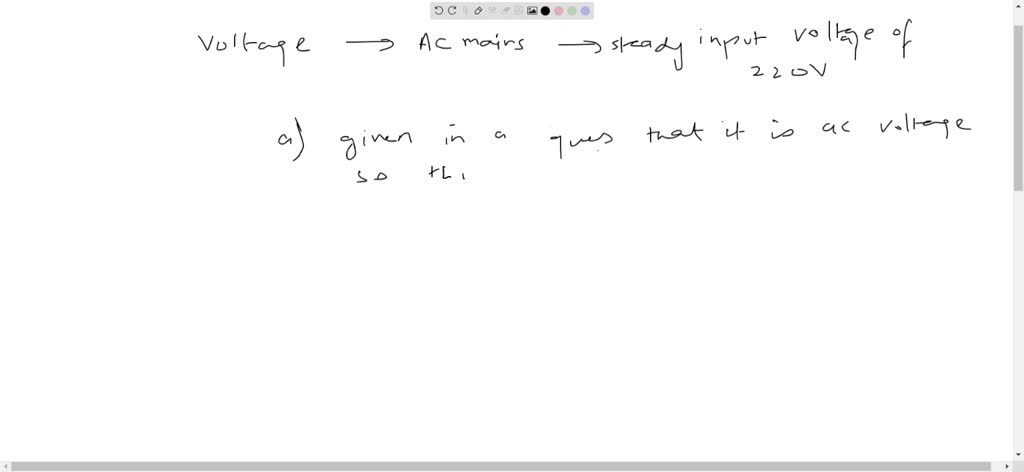 SOLVED:When a voltage measuring device is connected to AC mains, the ...