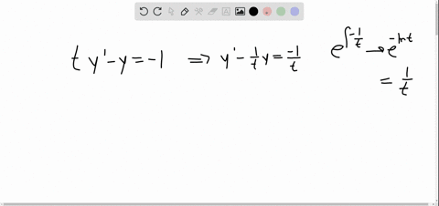 solve-the-initial-value-problem-t-yprime-y-1-y11-t0