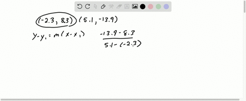 find-an-equation-of-the-line-containing-the-two-given-points-express-your-answer-in-the-indicated-25