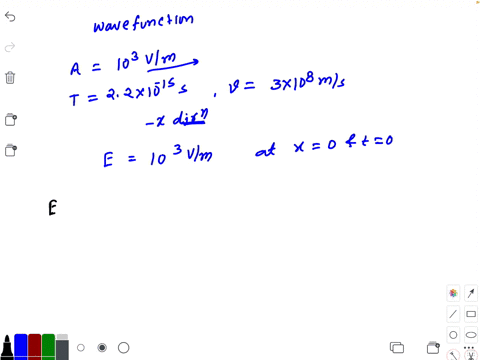 write-the-expression-for-the-wavefunction-of-a-harmonic-wave-of-amplitude-103-mathrmv-mathrmm-peri-2