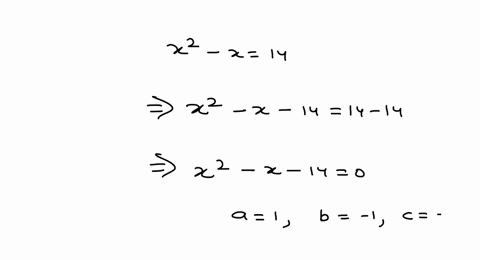 solve-each-equation-using-the-quadratic-formula-simplify-irrational-solutions-if-possible-x2-x14