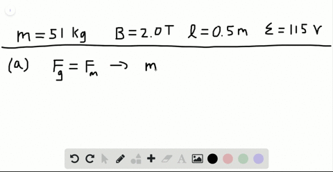 mass-m-5-100-kg-is-suspended-vertically-at-rest-by-an-insulating-string-connected-to-a-circuit-parti