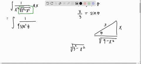 evaluate-the-integrals-int-frac1x2-sqrt9-x2-d-x