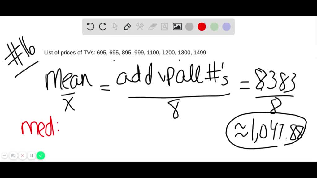 using-the-data-on-the-right-find-the-average-sales-o-solvedlib