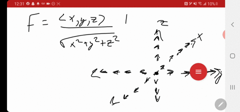 sketch-a-few-representative-vectors-of-the-following-vector-fields-mathbfffraclangle-x-y-zranglesqrt