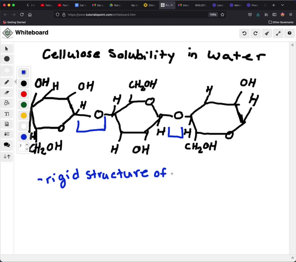 SOLVED Why Is Cellulose Insoluble In Water