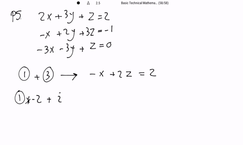 solve-the-given-systems-of-equationsbeginaligned-2-x3-yz2-x2-y3-z-1-3-x-3-yz0endaligned