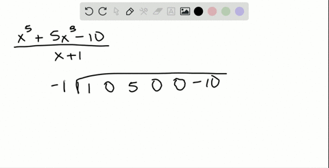 in-problems-7-18-use-synthetic-division-to-find-the-quotient-and-remainder-when-x55-x3-10-text-is-di