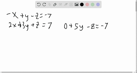 solve-each-system-of-equations-let-z-be-the-parameter-beginaligned-xy-z-7-2-x3-yz-7-endaligned