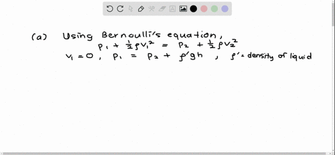 a-using-bemoullis-equation-show-that-the-measured-fluid-speed-v-for-a-pitot-tube-like-the-one-in-fig