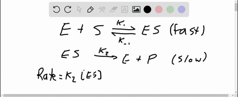 consider-the-following-mechanism-for-the-enzymecatalyzed-reaction-fast-equilibrium-mathrmes-stackrel